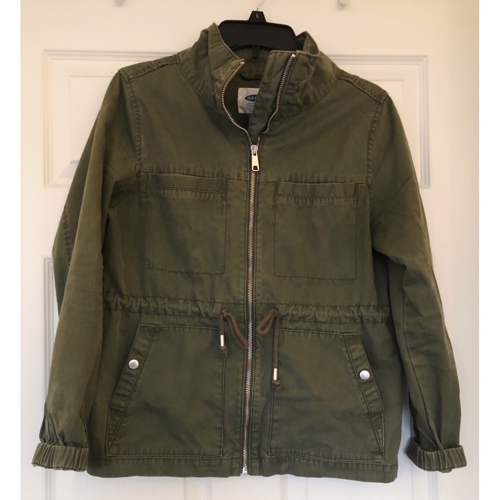 Old Navy Olive Utility Jacket
